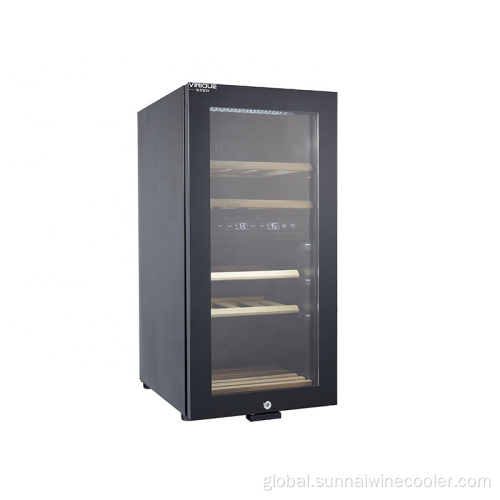 Freestanding Compressor Wine Cooler Wine Chiller Compressor Wine Cooler With Stand Legs Supplier